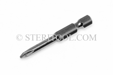 #11275 - Phillips #0 x 6"(150mm) OAL Stainless Steel Power Bit. screwdriver, phillips, philips, stainless steel
